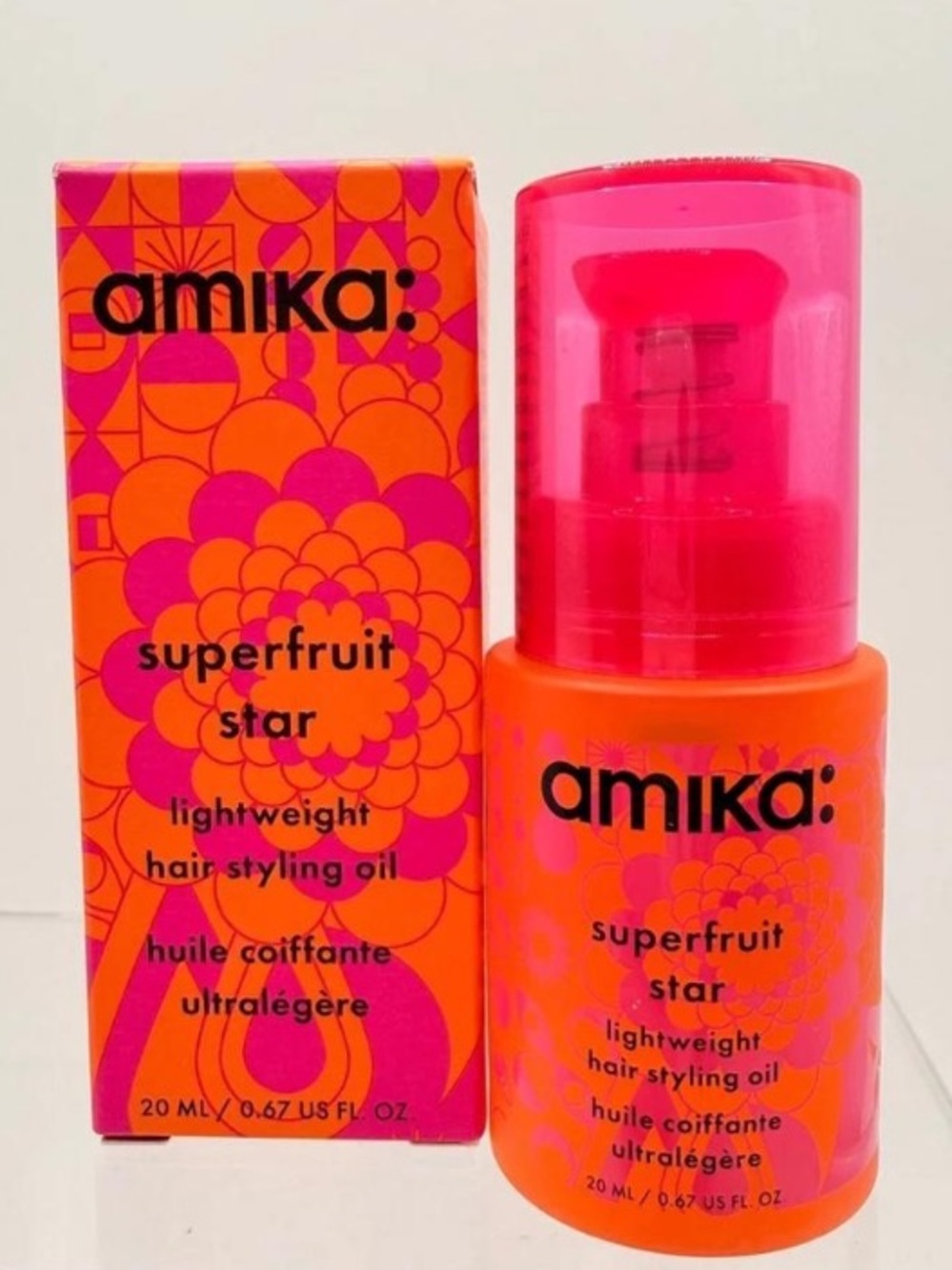 amika Superfruit Star Lightweight Hair styling Oil NEW! FULL SIZE